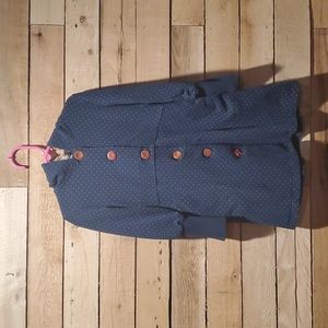 Matilda Jane True Blue Willow Jacket Hoodie size 4
